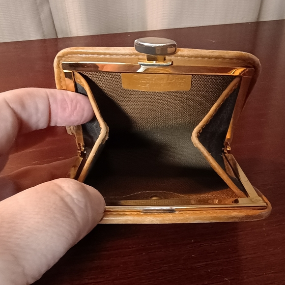 Christian Dior Black Leather Coin Purse - Picture 2 of 6